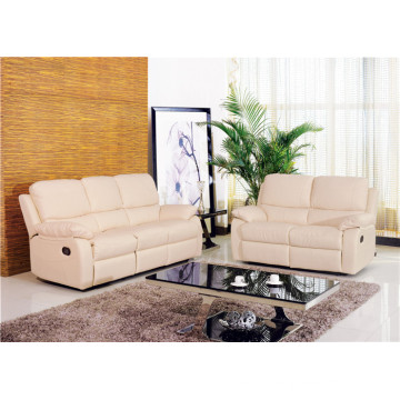 Italian Leather Sofa Sets Manual Function Furniture for Living Room Usado